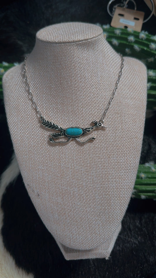 The road runner necklace