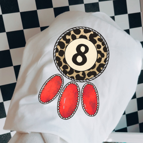 Cheetah 8 ball sublimation T-shirt