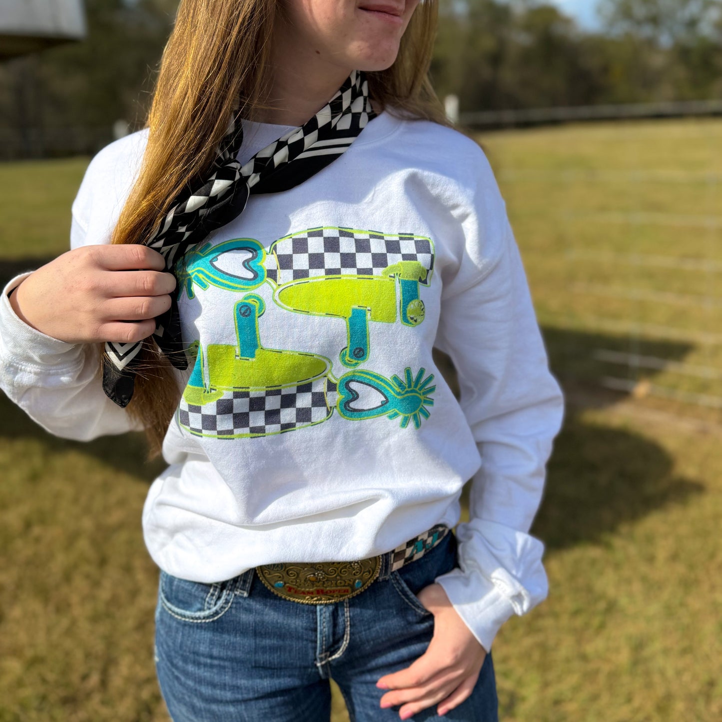 Neon spur  sweatshirt