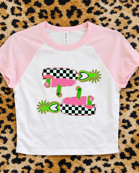 Funky spur Baby Tee