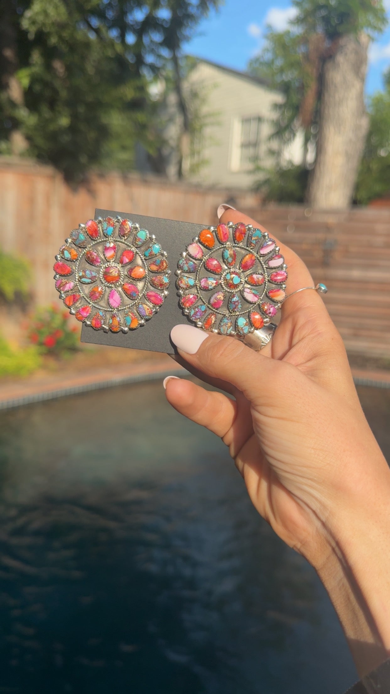 The Lettie cluster earrings