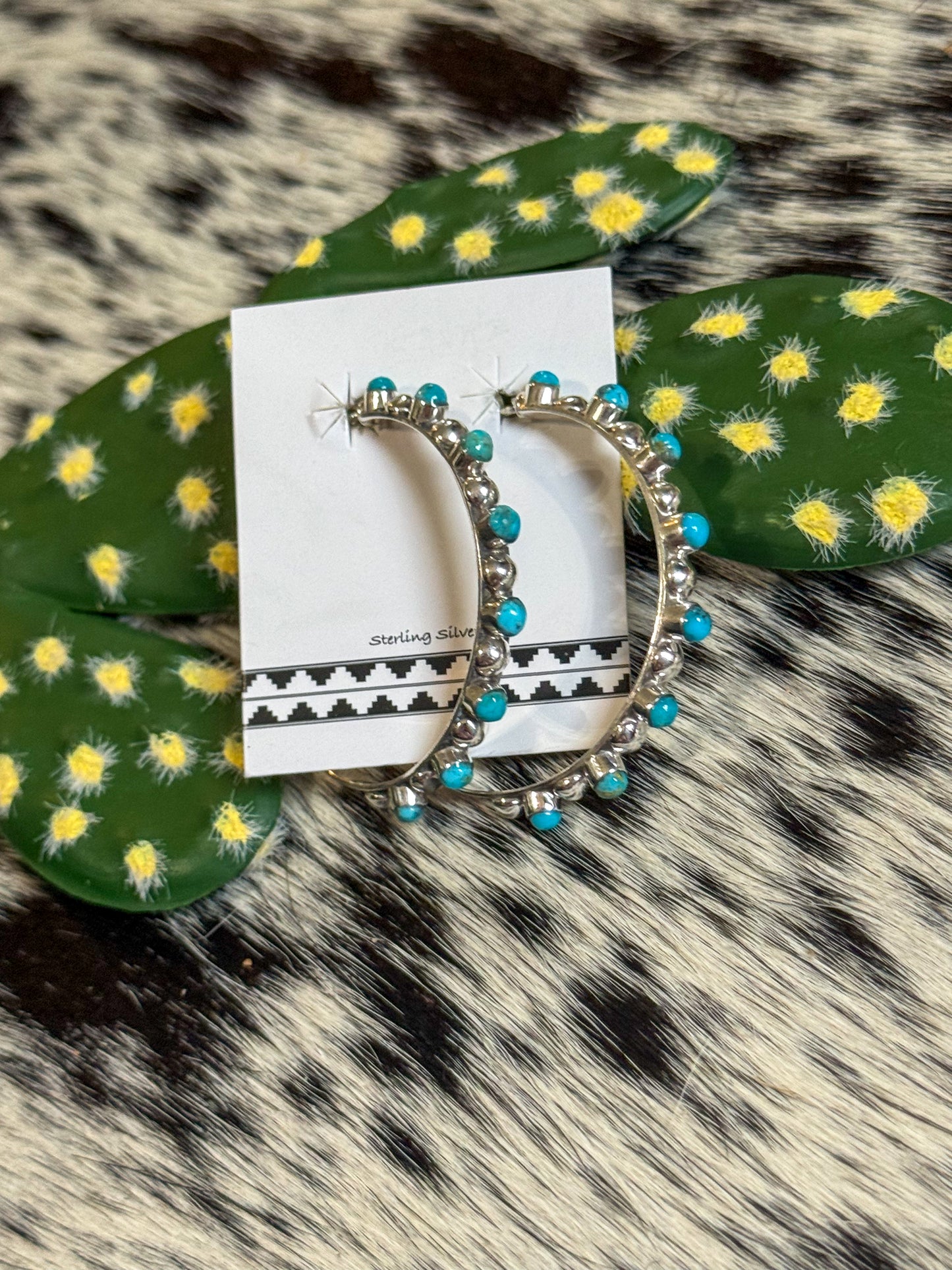 Sterling & Kingman hoop earrings