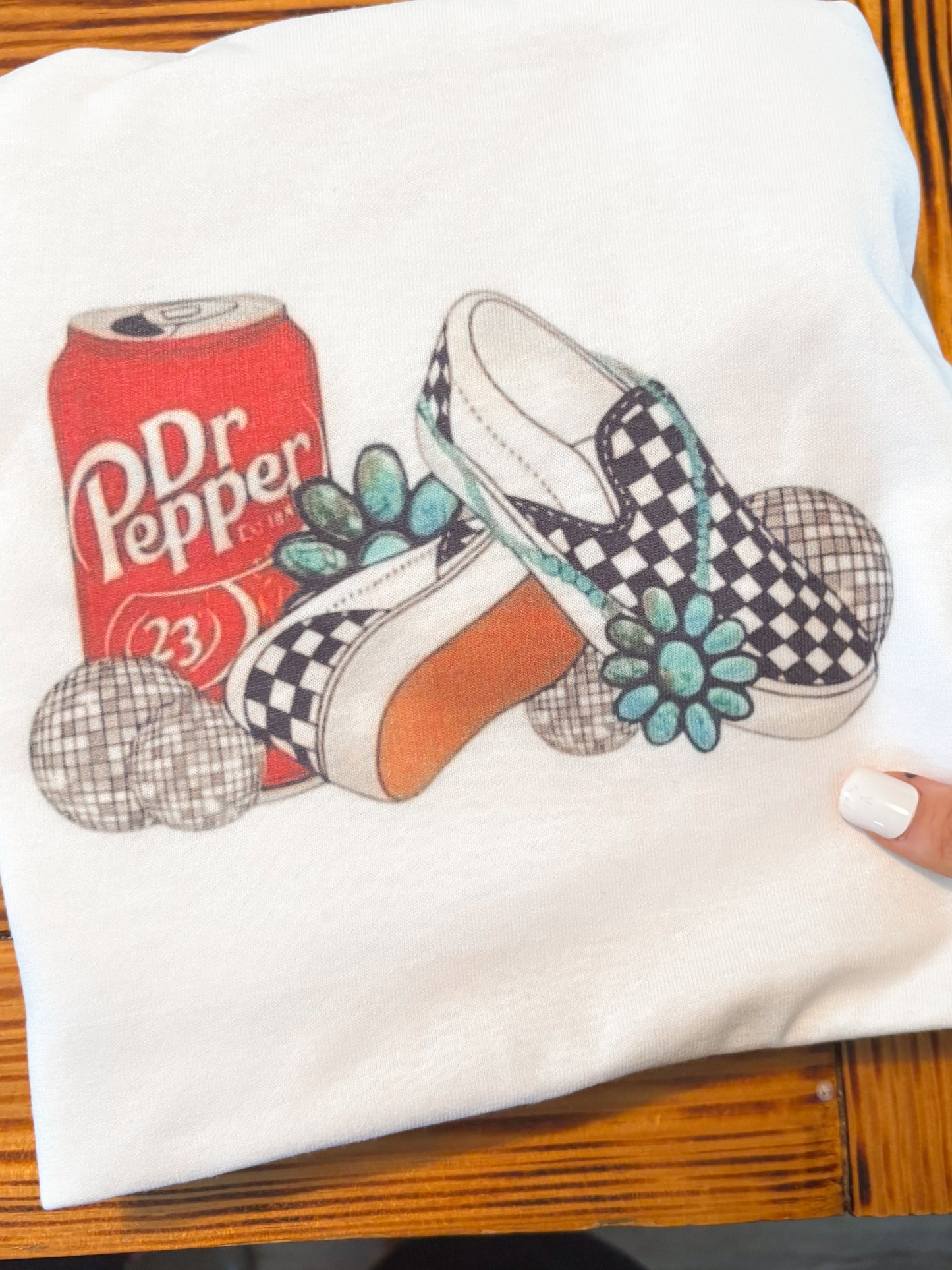 Dr Pepper + vans  sublimation T-shirt