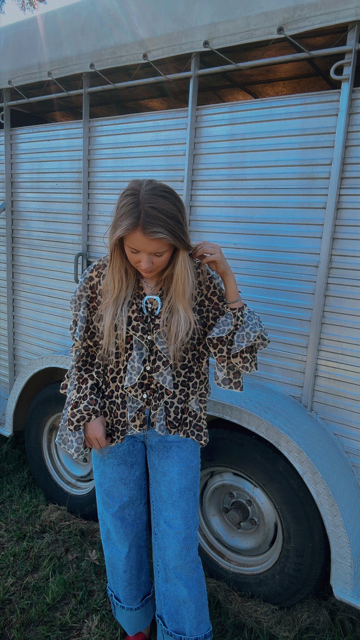 The lucky leopard top