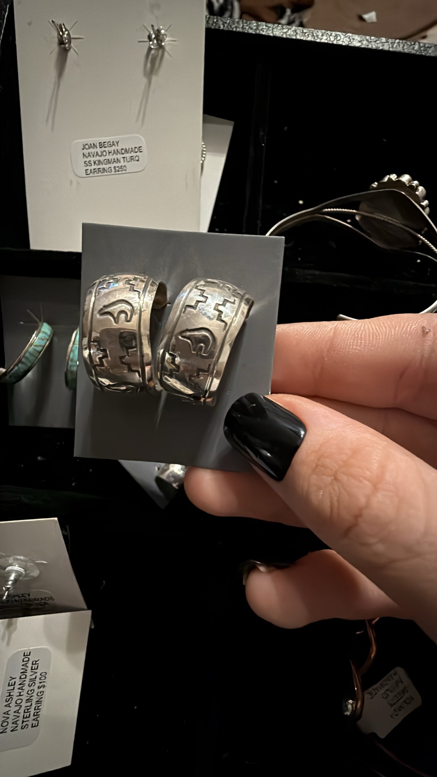 The perfect silver hoops