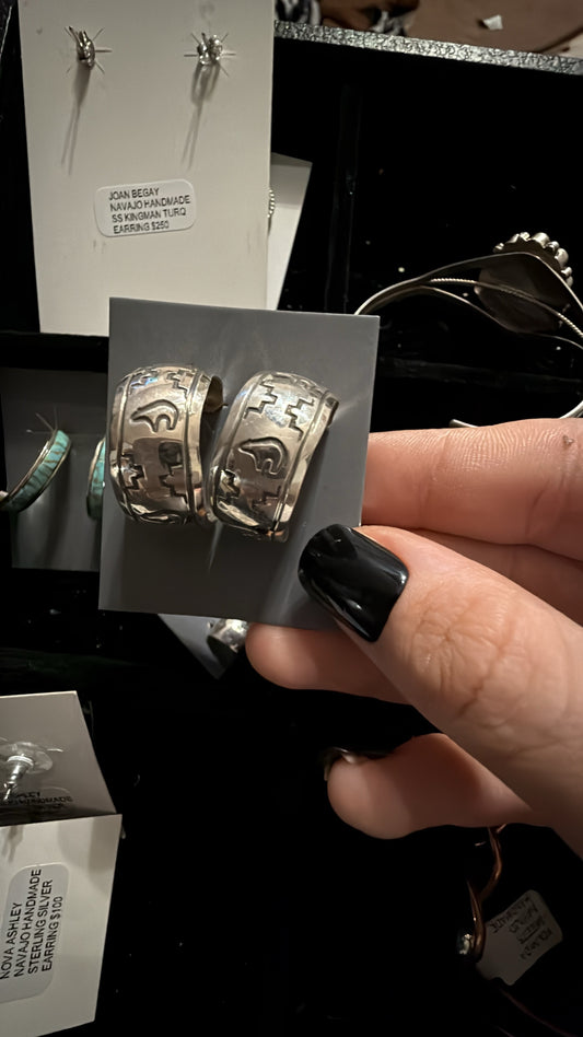 The perfect silver hoops