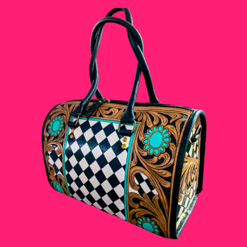 The Checkered Spur exclusive bag