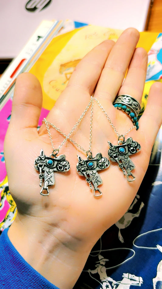 Saddle up necklaces