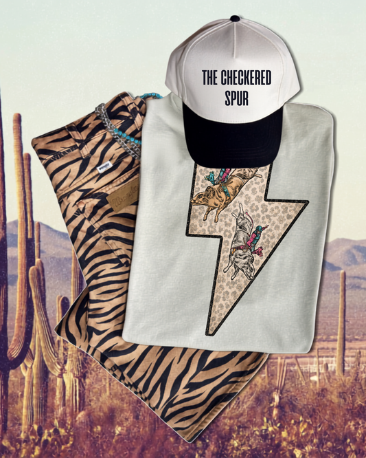 The bucking bolt tee sublimation T-shirt