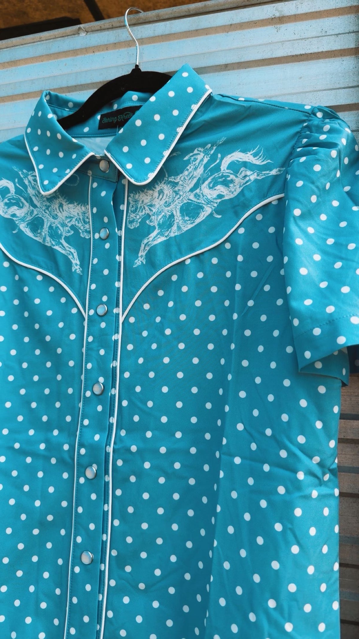 Blue Belle Button Up