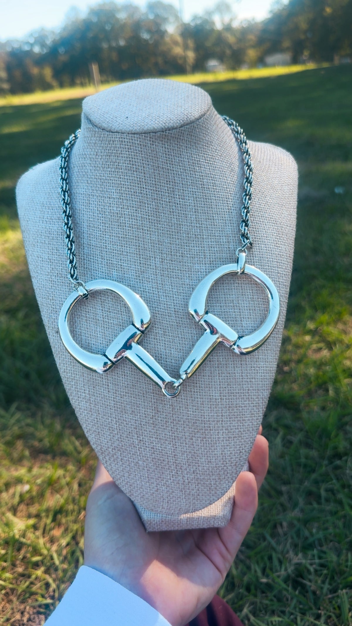 Western Snaffle Bit Necklace
