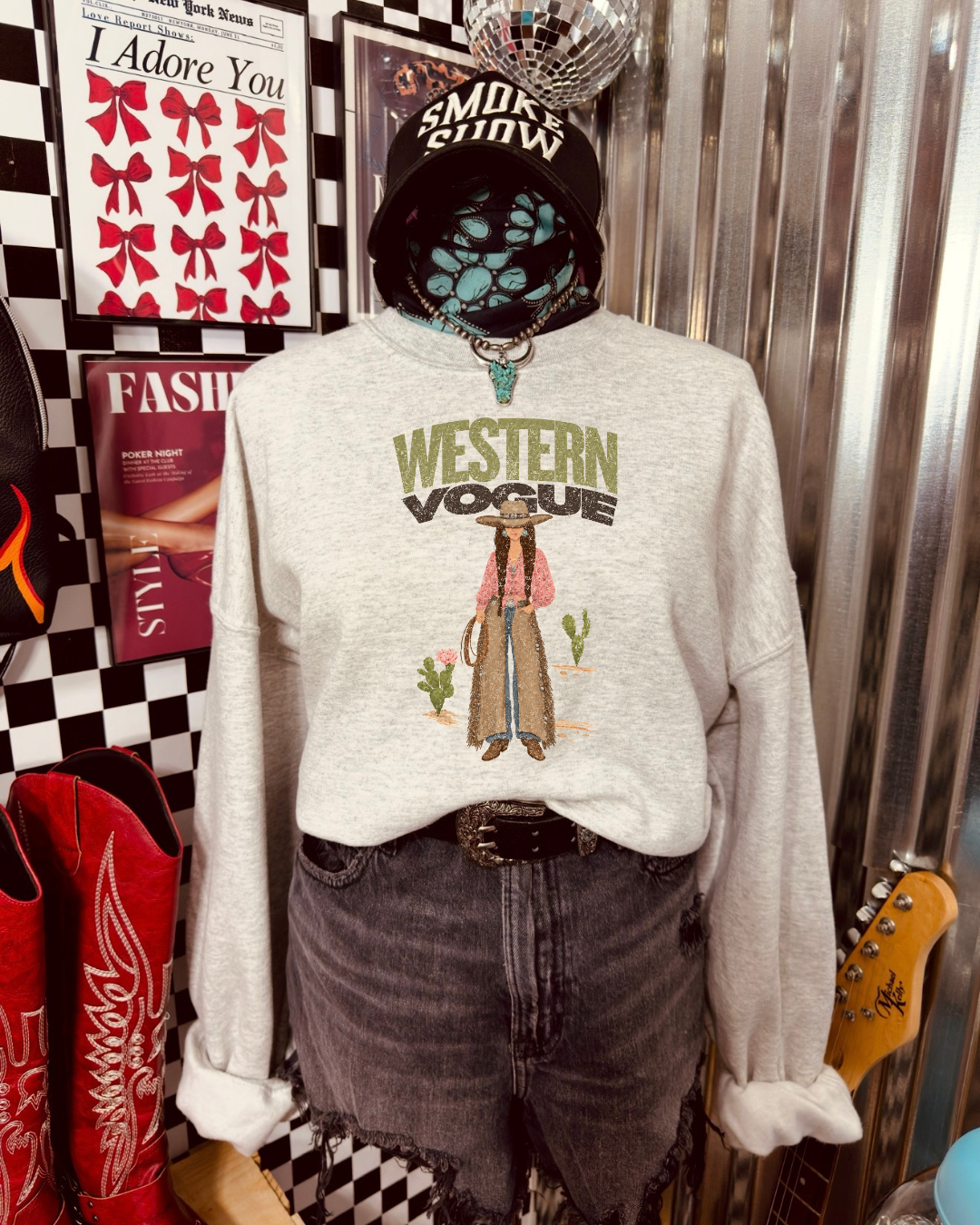 Western designer  sweatshirt