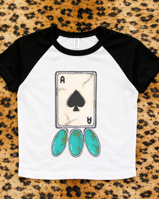 The wild card Baby Tee