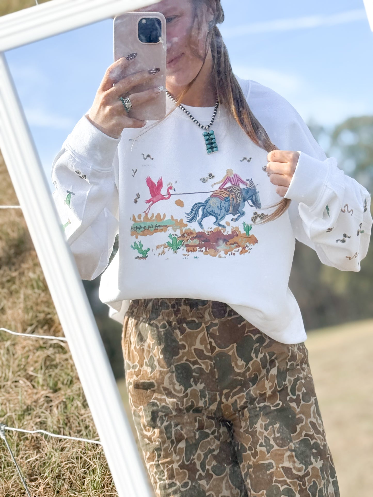 Ropyn flamingos  sweatshirt