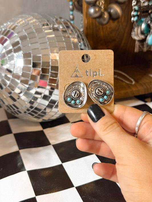Mini cowboy hat post earrings