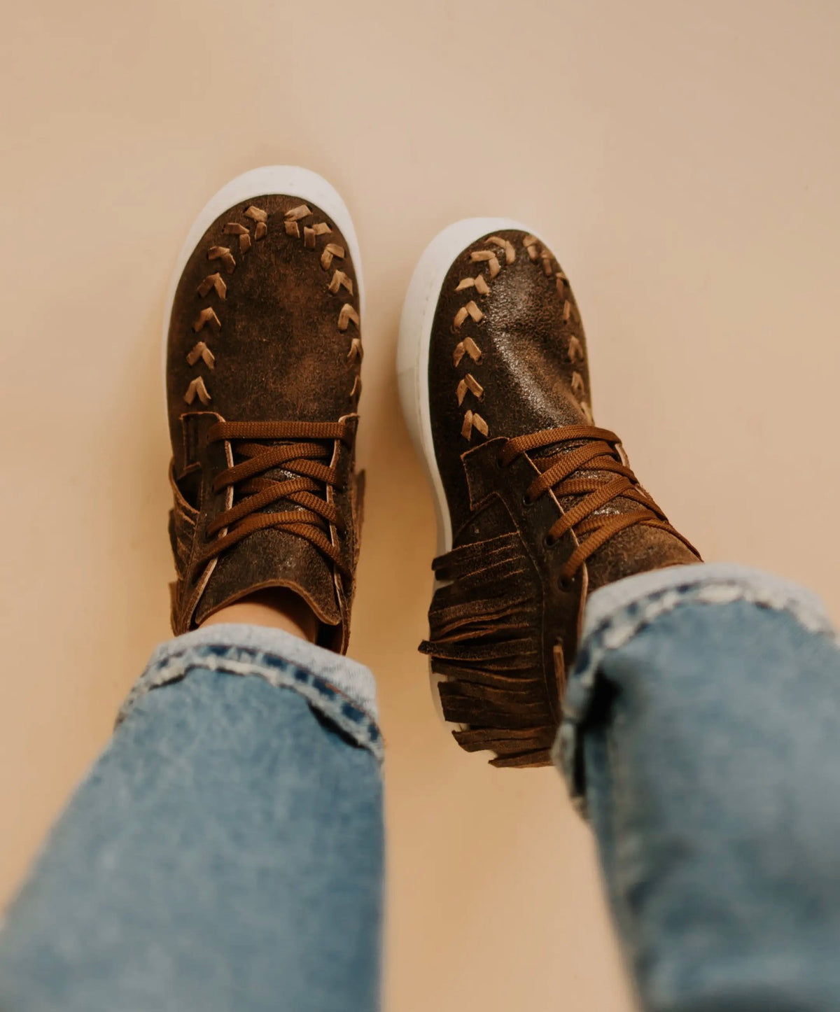 The cowboy sneakers