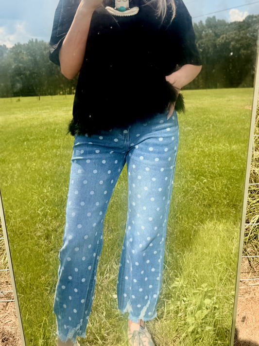 Dot Darling Jeans
