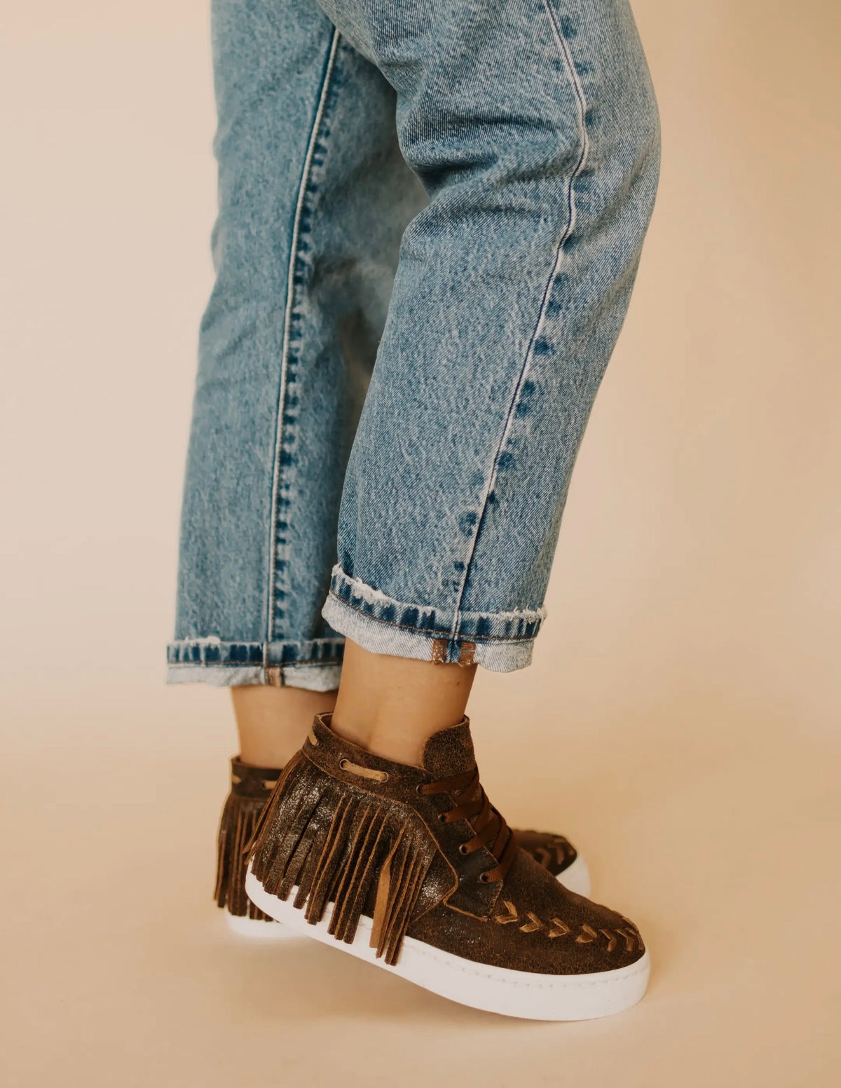 The cowboy sneakers