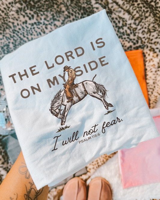 The lord is on my side  sublimation T-shirt