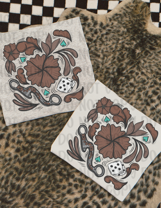 The western college  sublimation T-shirt