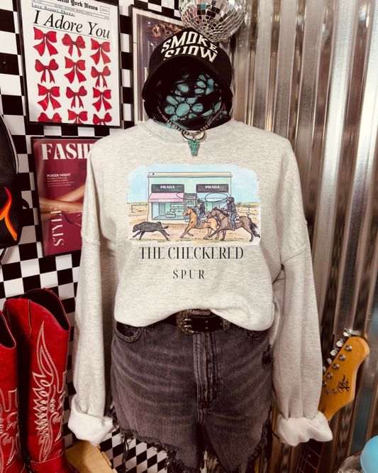 The upscale cowboy TCS exclusive sublimation sweatshirt
