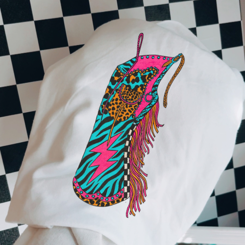 The wild print sublimation T-shirt