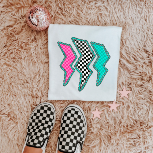 The checkered trio sublimation T-shirt