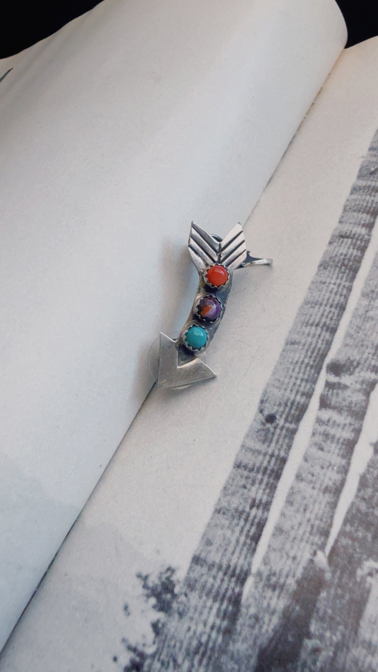 Multi stone arrow ear crawler