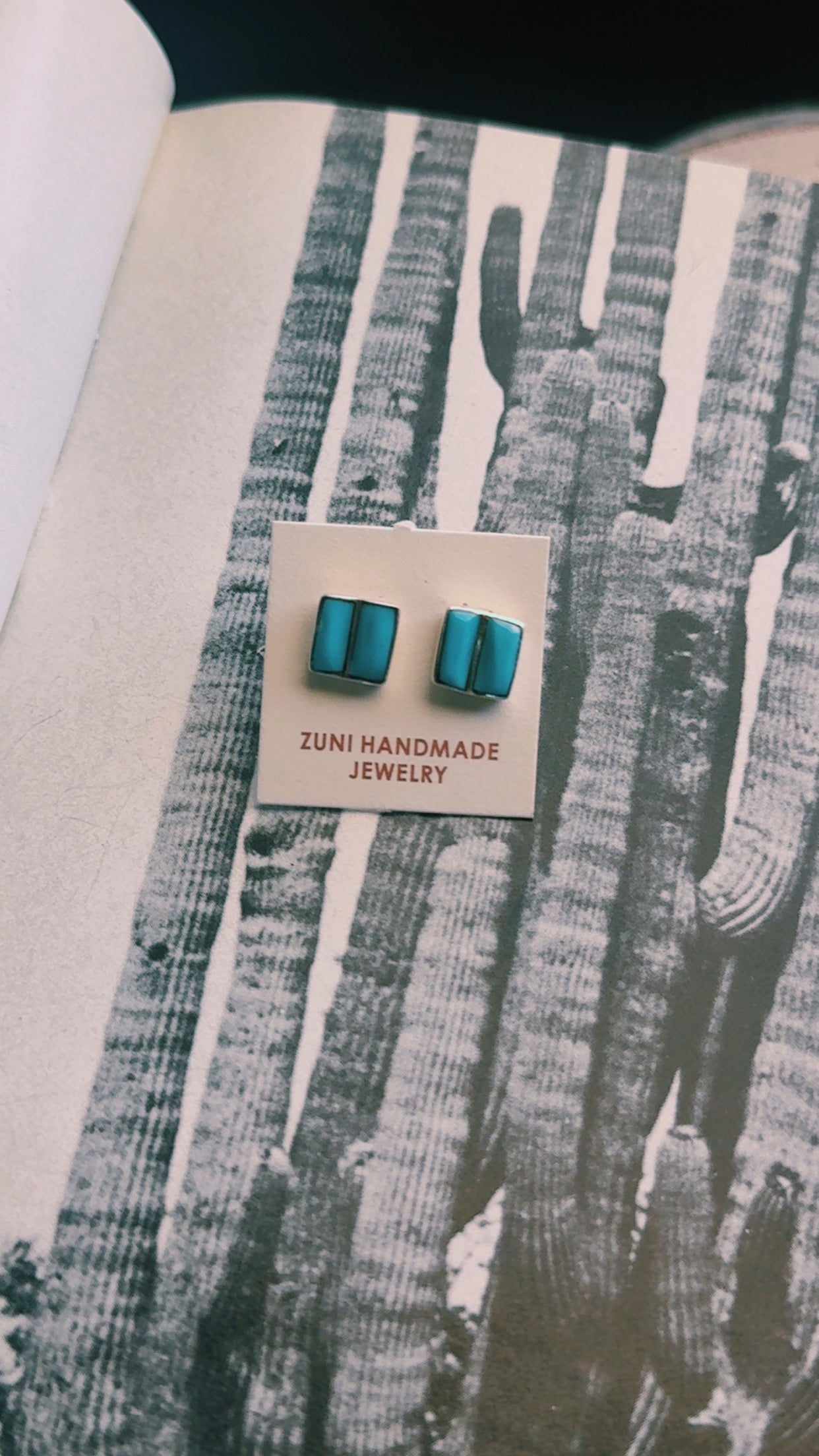 Zuni stud earrings