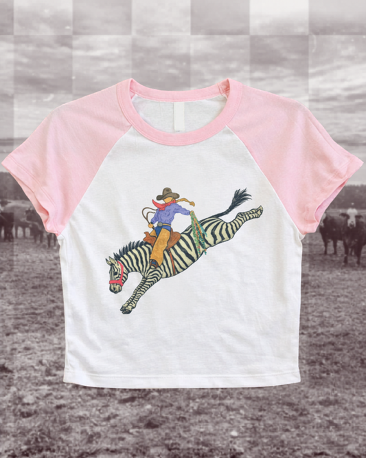 The Bucking zebra Baby Tee
