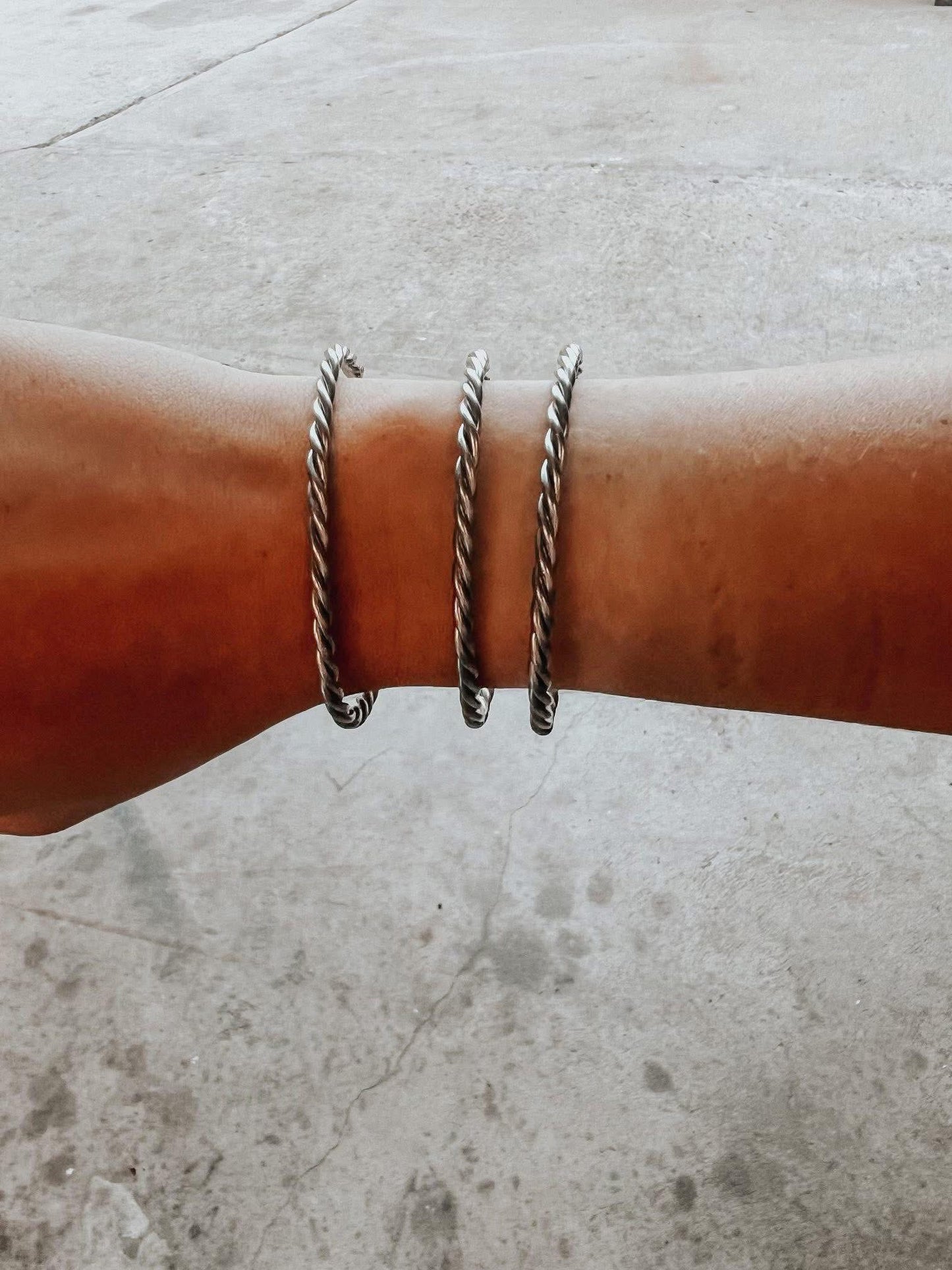 Stainless steel rope cuff