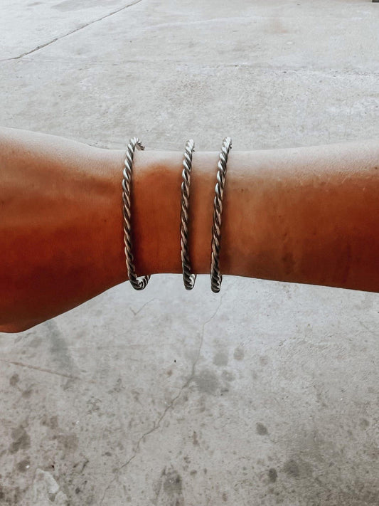 Stainless steel rope cuff