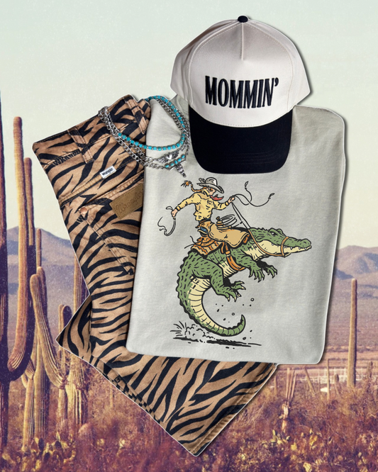 The Cajun cowgirl  sublimation T-shirt