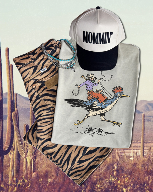 The runaway road runner   sublimation T-shirt