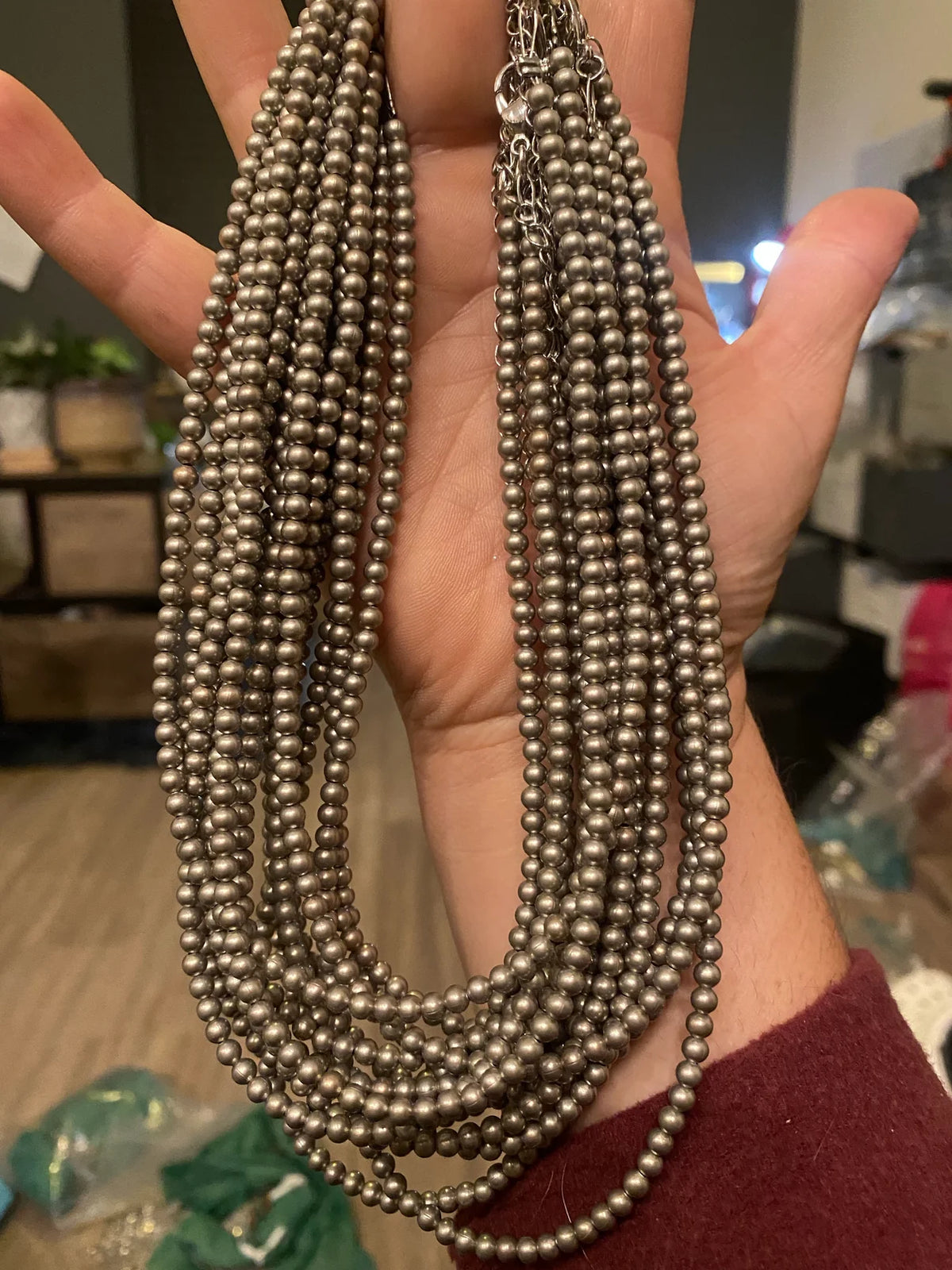 Deal of the day Sterling plate pearls