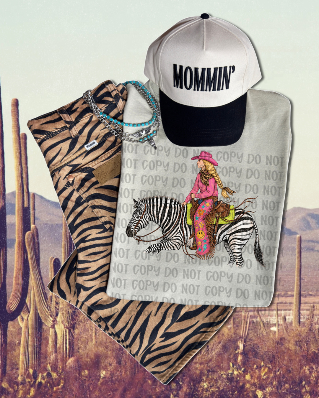 Striped and styled sublimation T-shirt