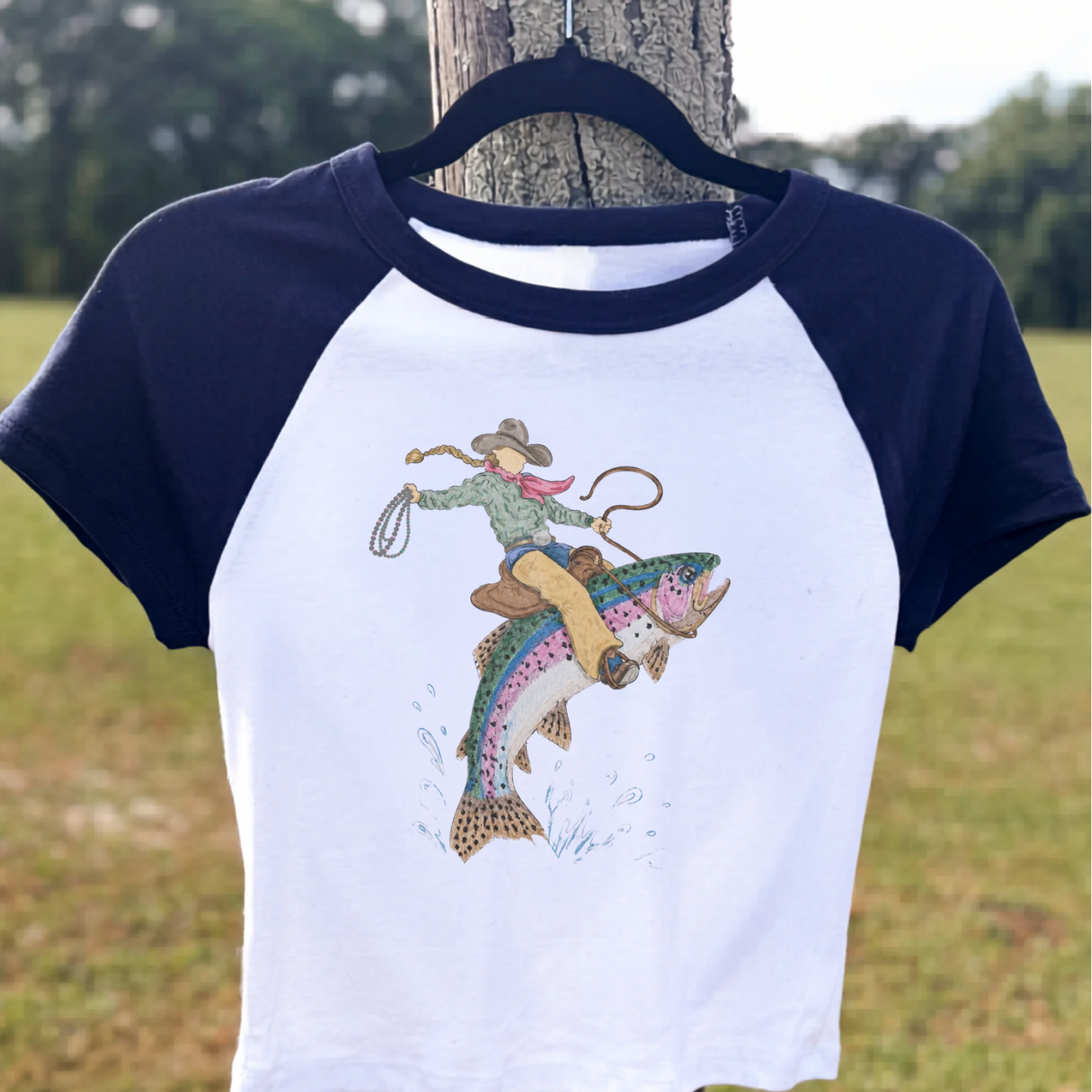 Bucking trout  Baby Tee
