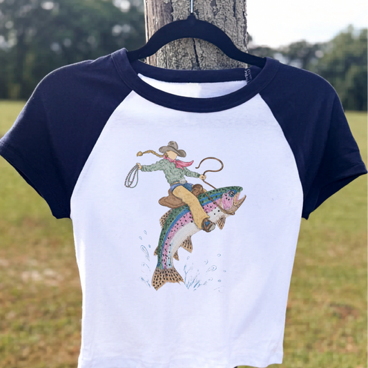 Bucking trout  Baby Tee