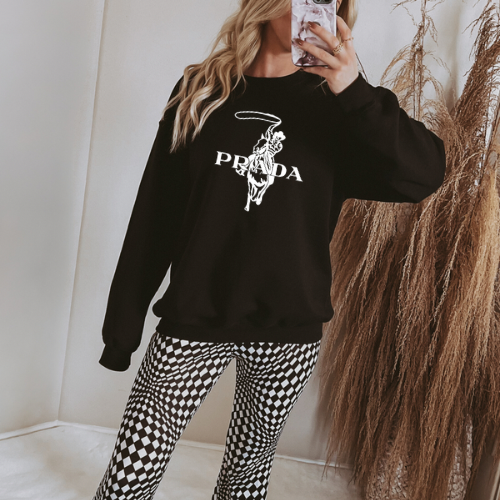 Upscale cowboy sweatshirt