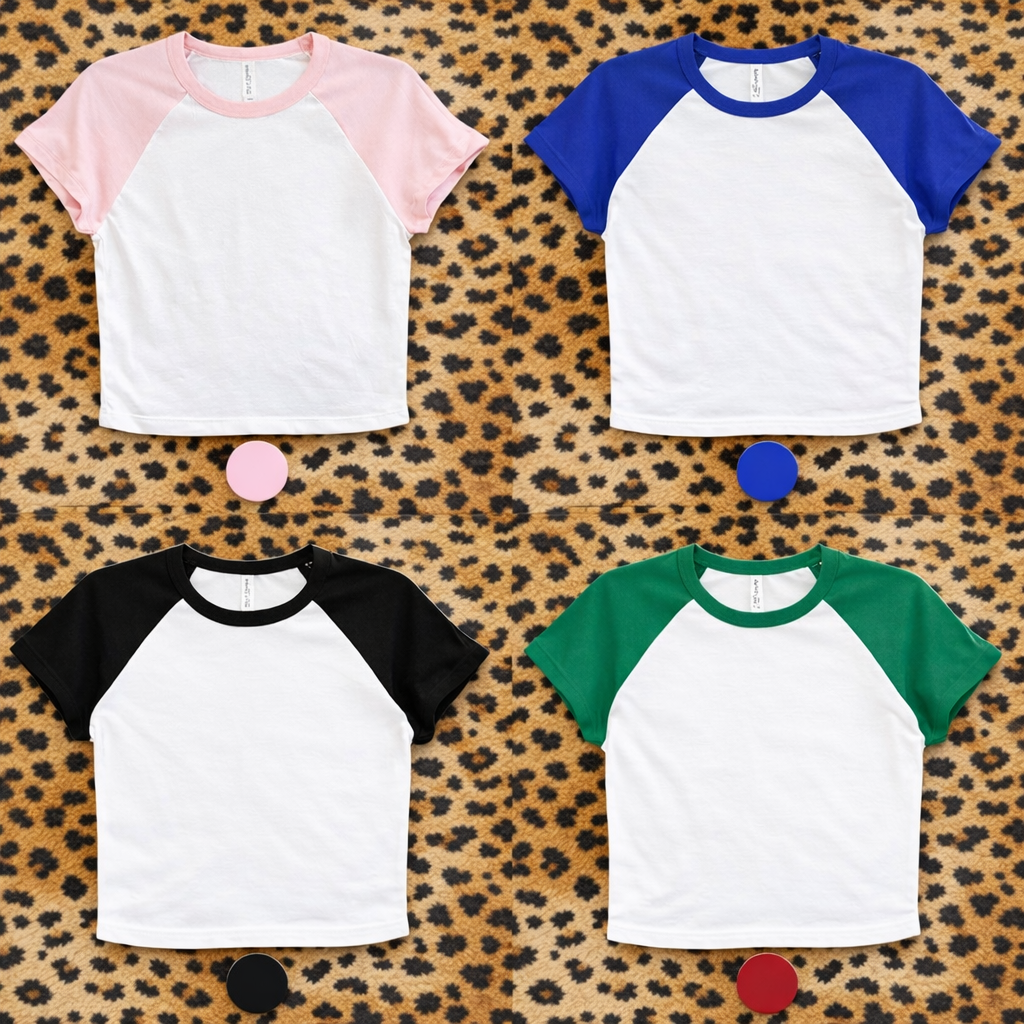 Western collage Baby Tee