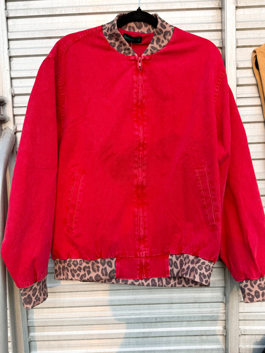 The cheetah girl bomber jacket