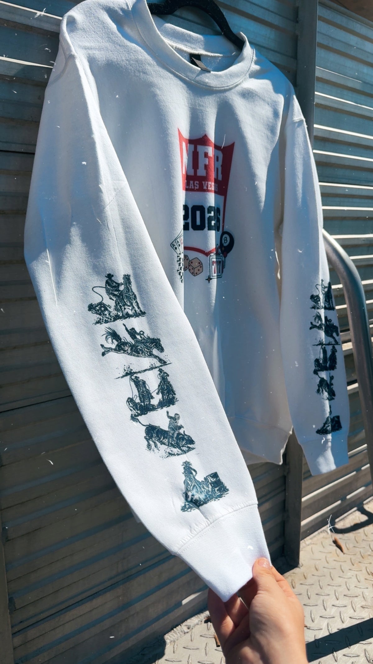 LAS VEGAS 2026 rodeo event sweatshirt
