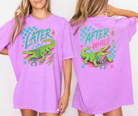 Later gator comfort color tee