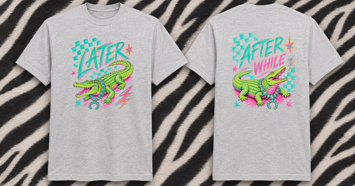 Later gator  sublimation T-shirt
