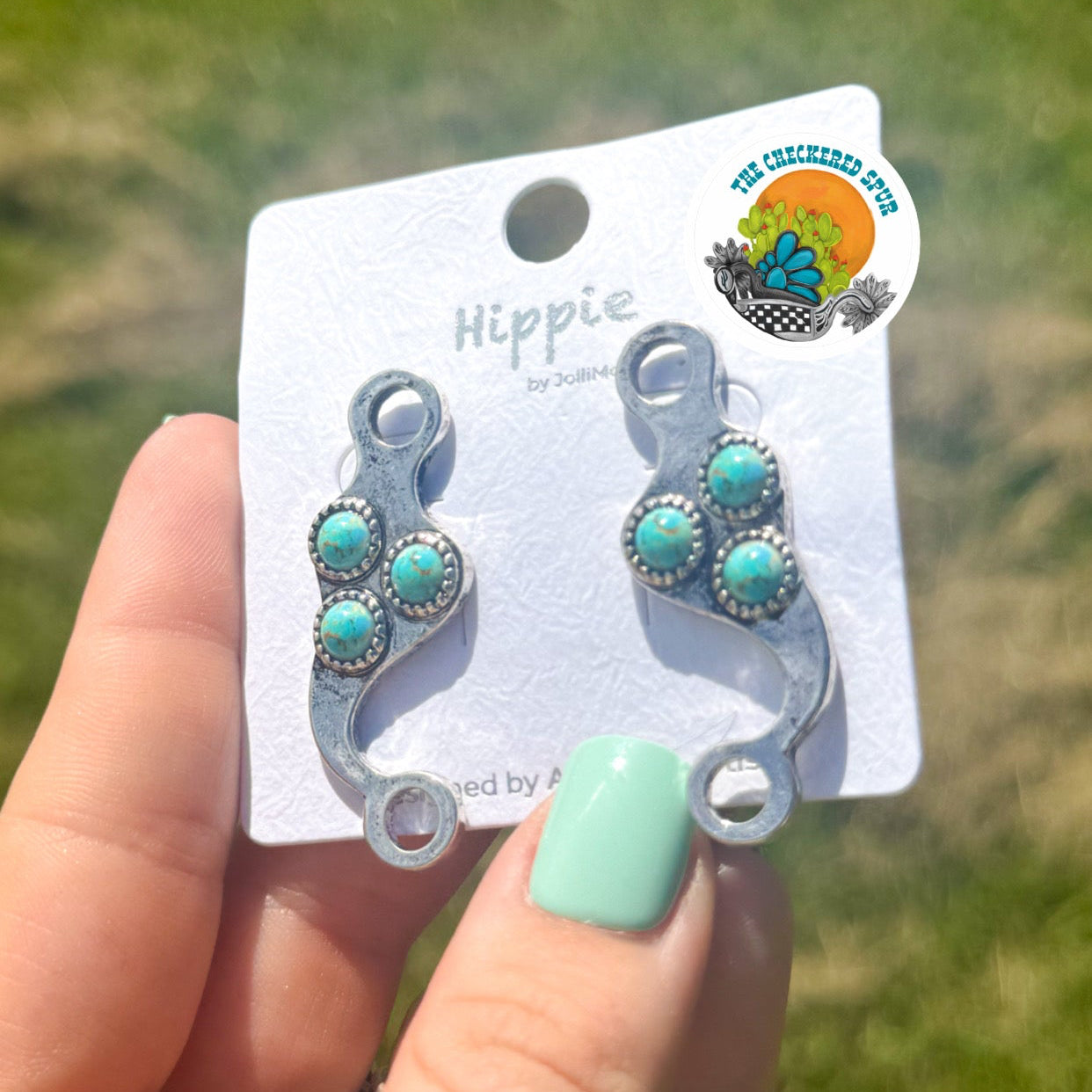 The punchy bit earrings
