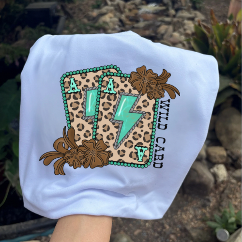 Wild card sublimation T-shirt