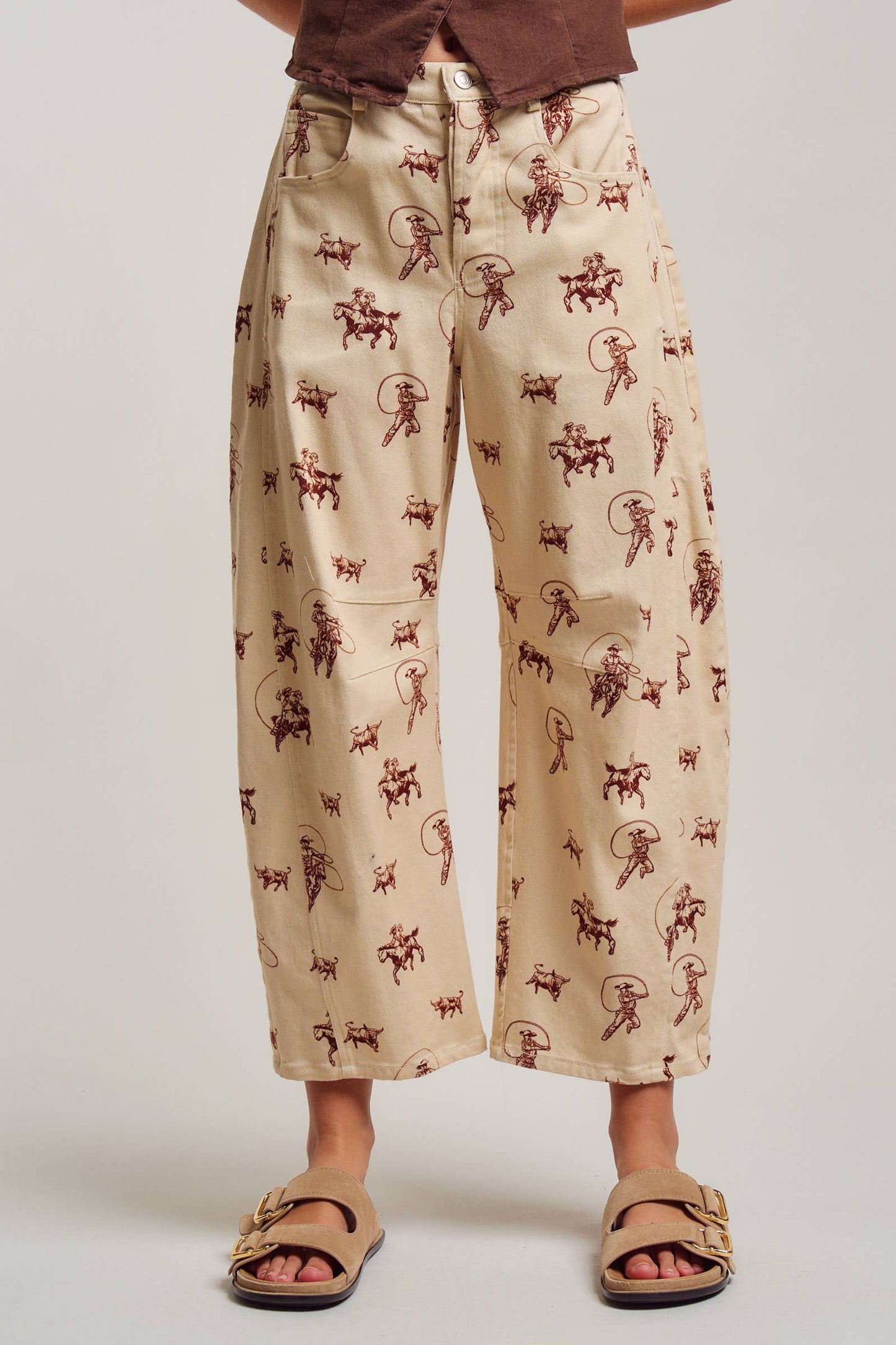 The ranch hand barrel jeans