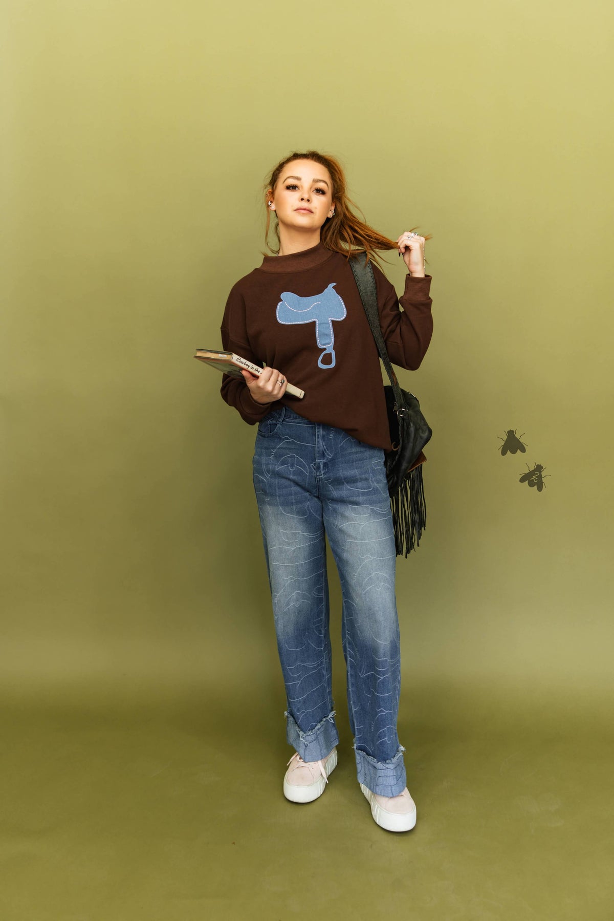 The craft cowgirl mockneck
