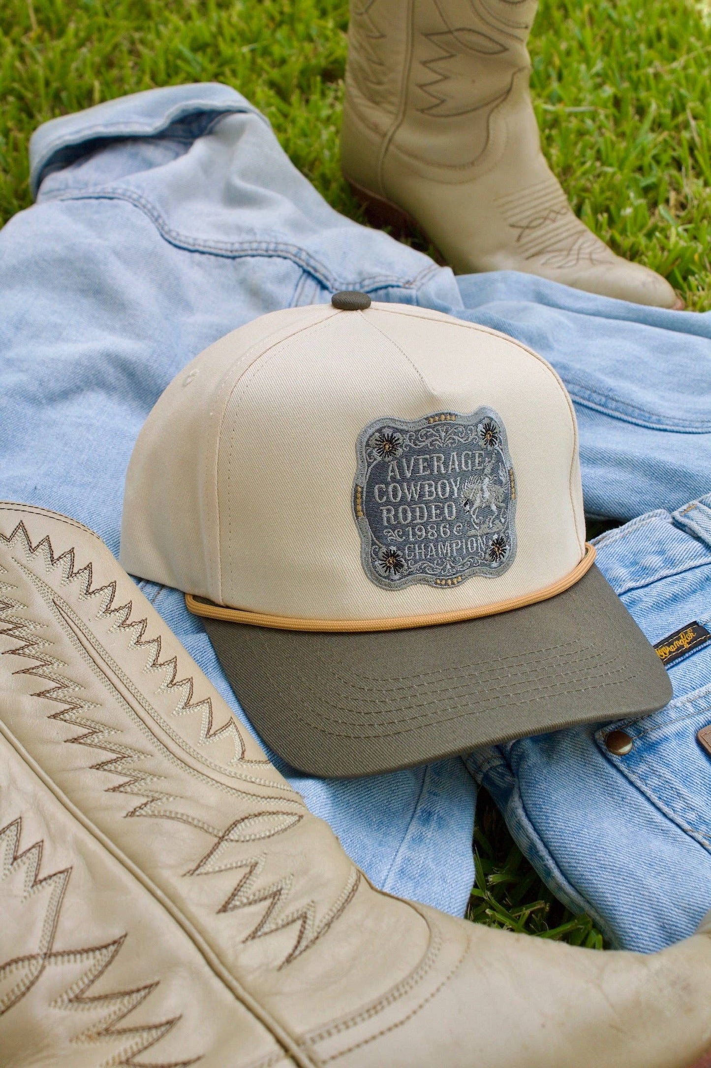 AVERAGE COWBOY RODEO CANVAS CAP