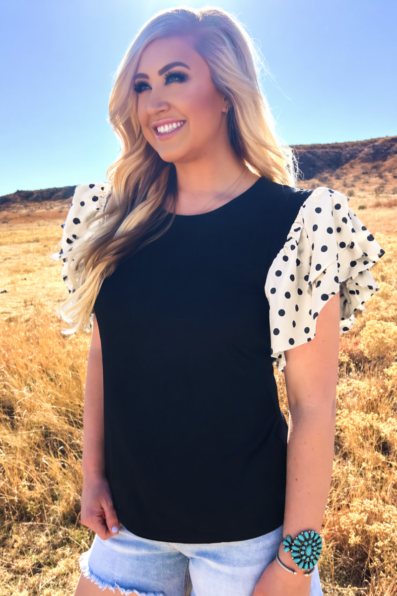 Polka Dot Charm Top